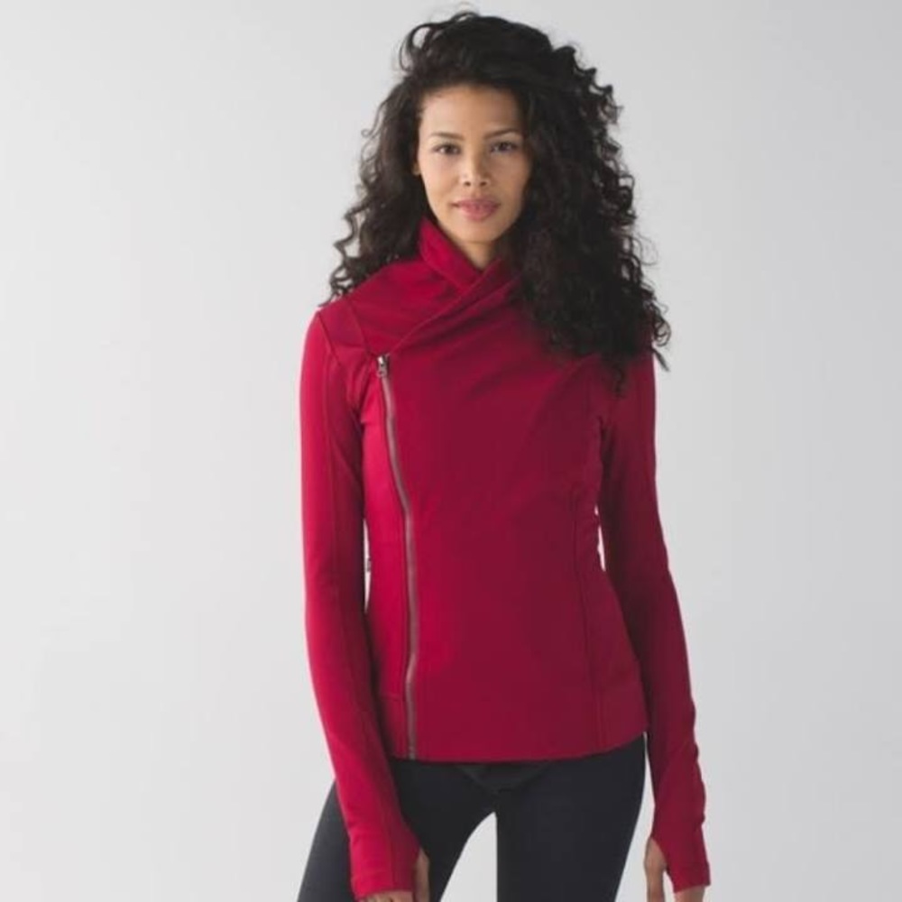 Cranberry Red Bhakti Yoga Jacket size 10